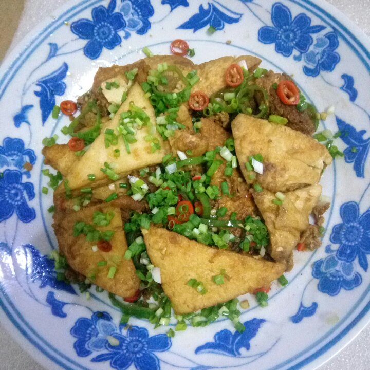 家常煎豆腐