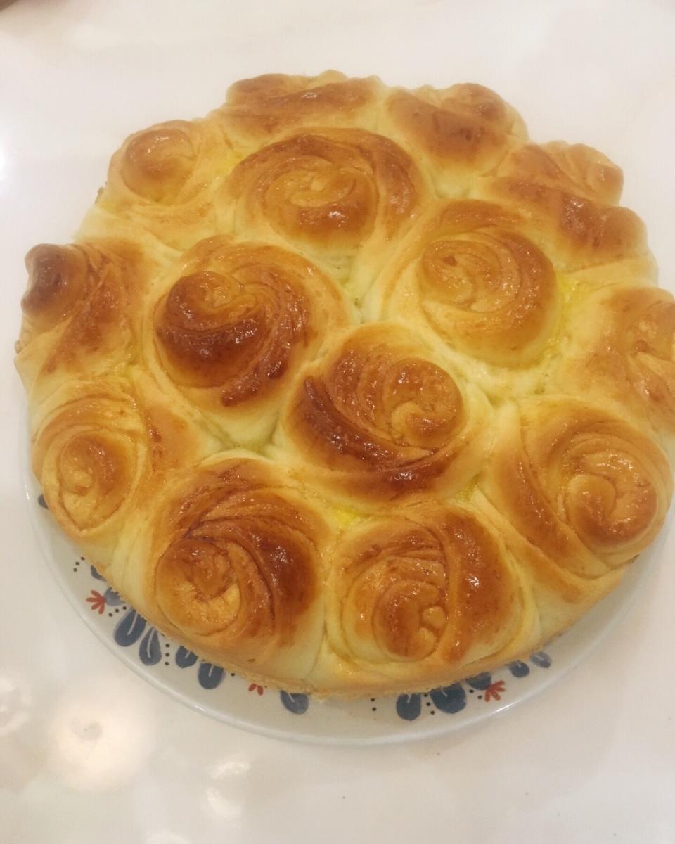 玫瑰花面包