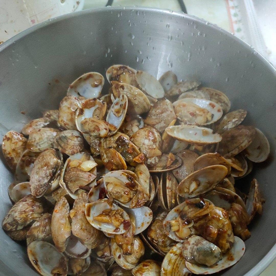 5分钟快手菜❗️秒杀路边摊爆炒花甲～好吃到爆