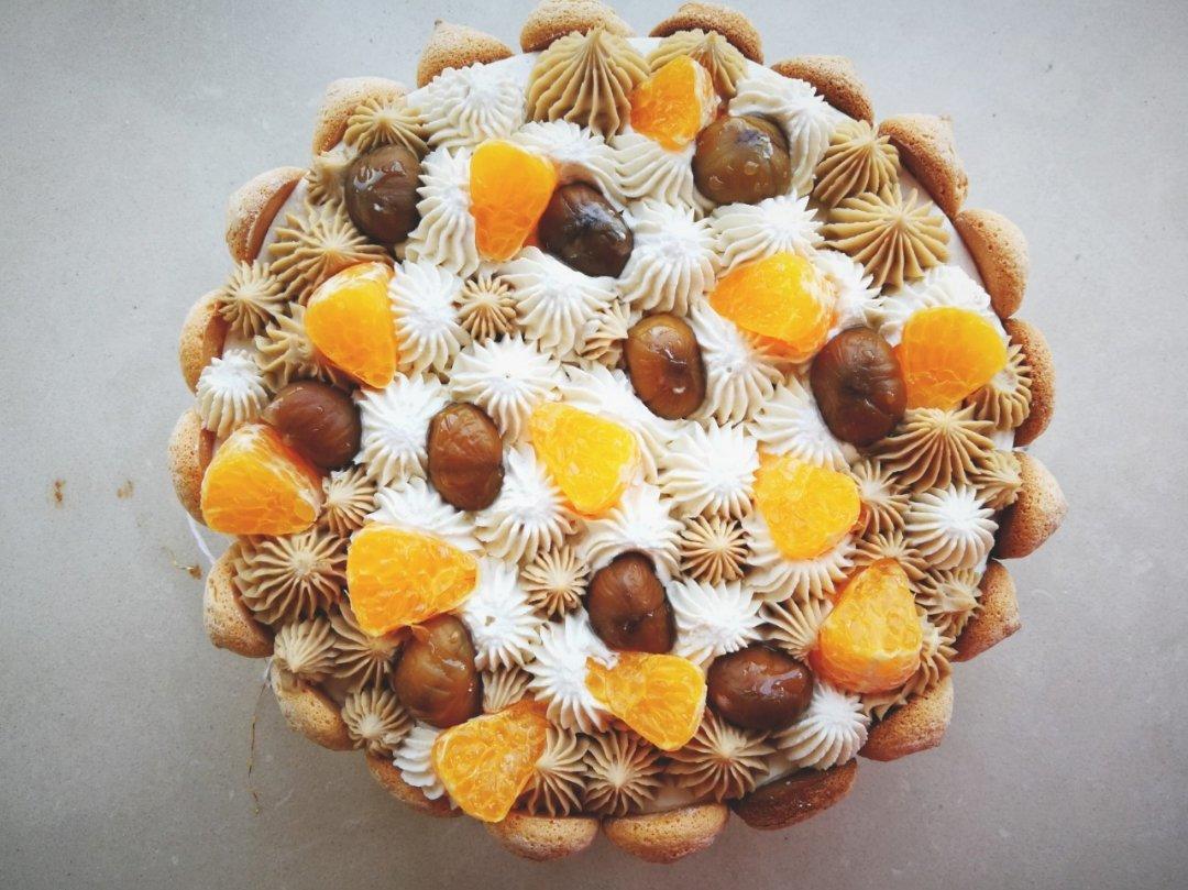 红茶栗子戚风蛋糕