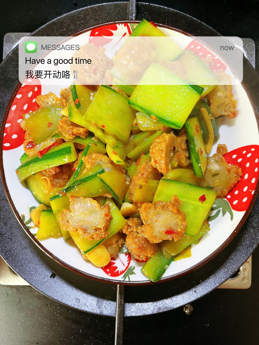 肉圆炒黄瓜片的做法