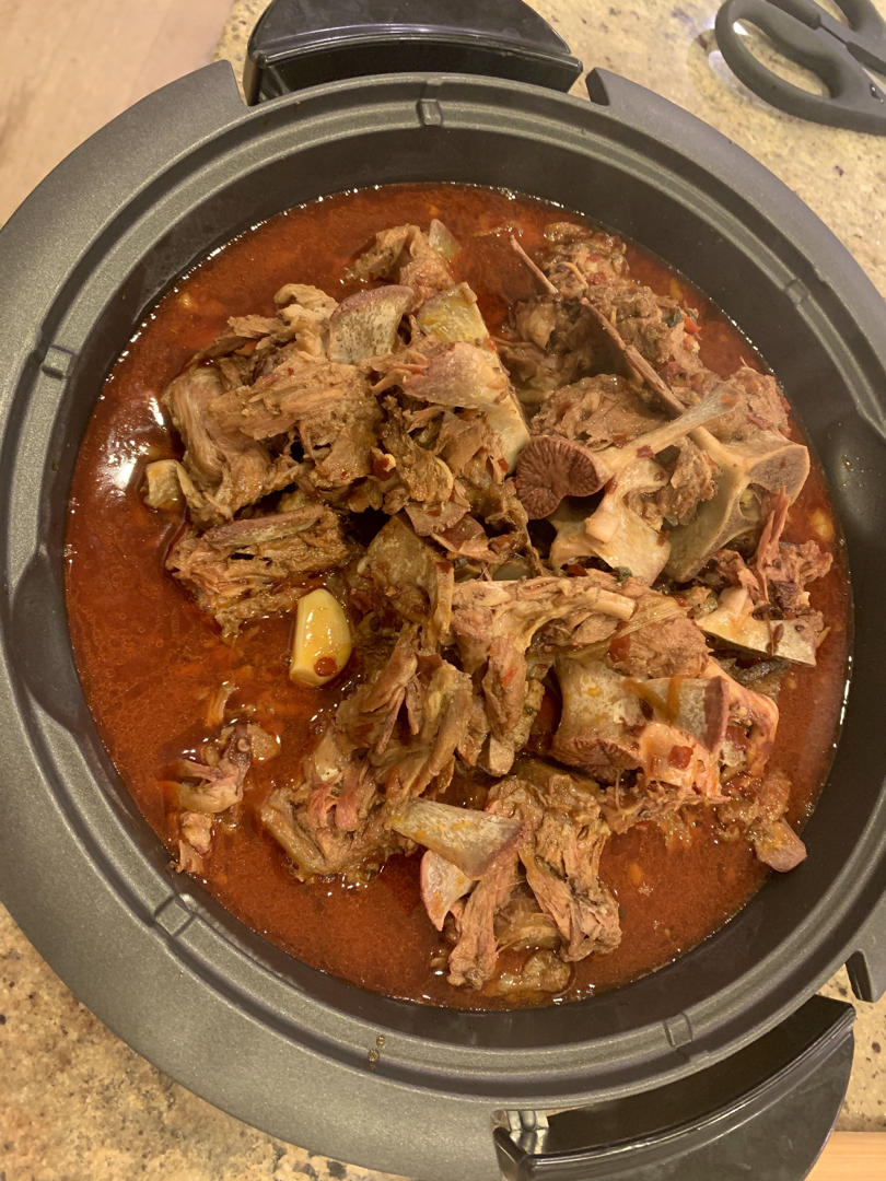 堂妈教你做红汤羊蝎子火锅