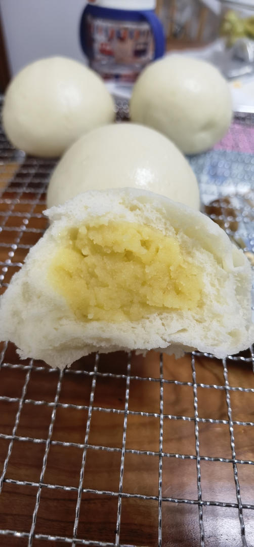 奶黄馅儿和奶黄包