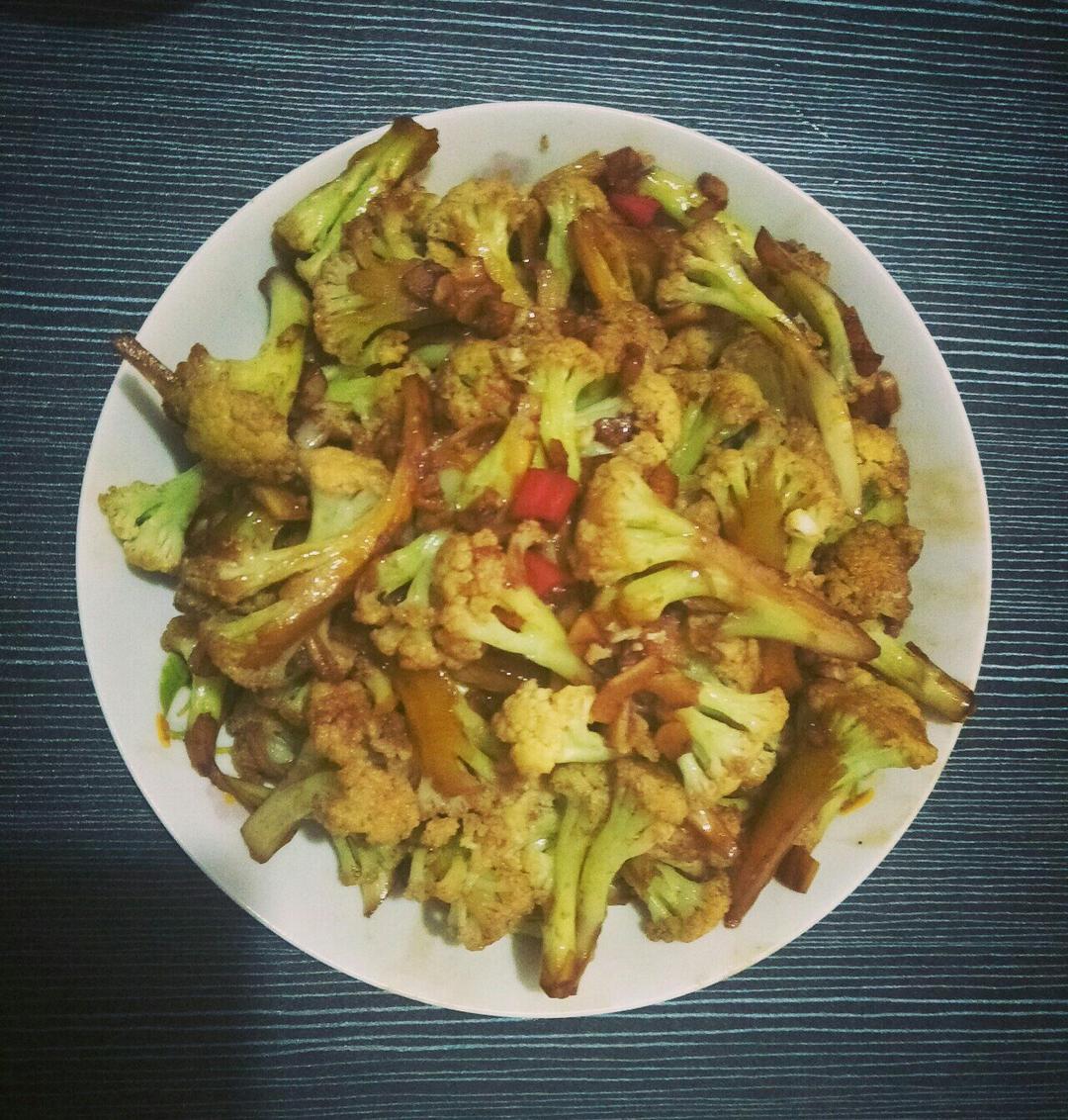 超级下饭的干煸花菜