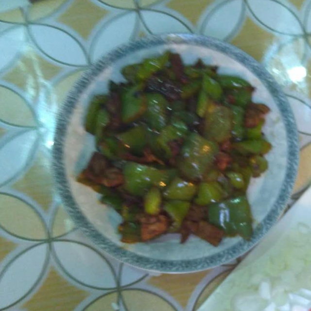 青椒炒肉