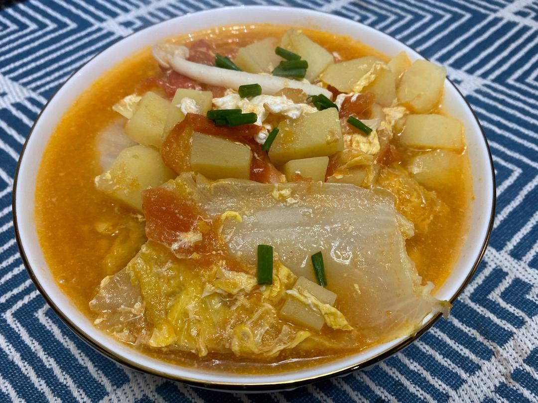 简单又美味的番茄🍅土豆🥔汤