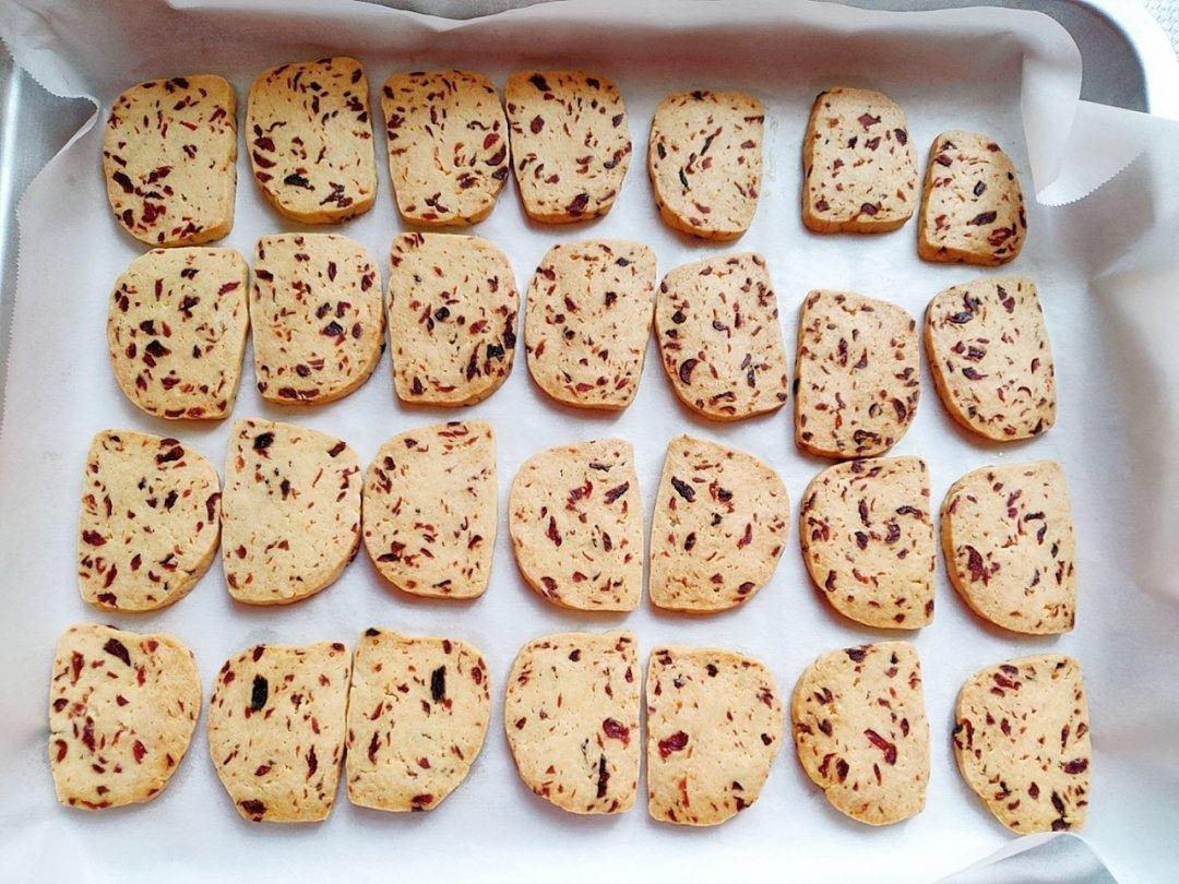 低糖少油版蔓越莓饼干