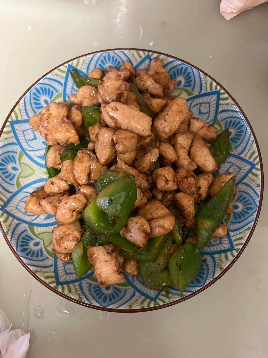 超级下饭   甜椒炒鸡丁       青椒炒鸡丁鸡胸脯