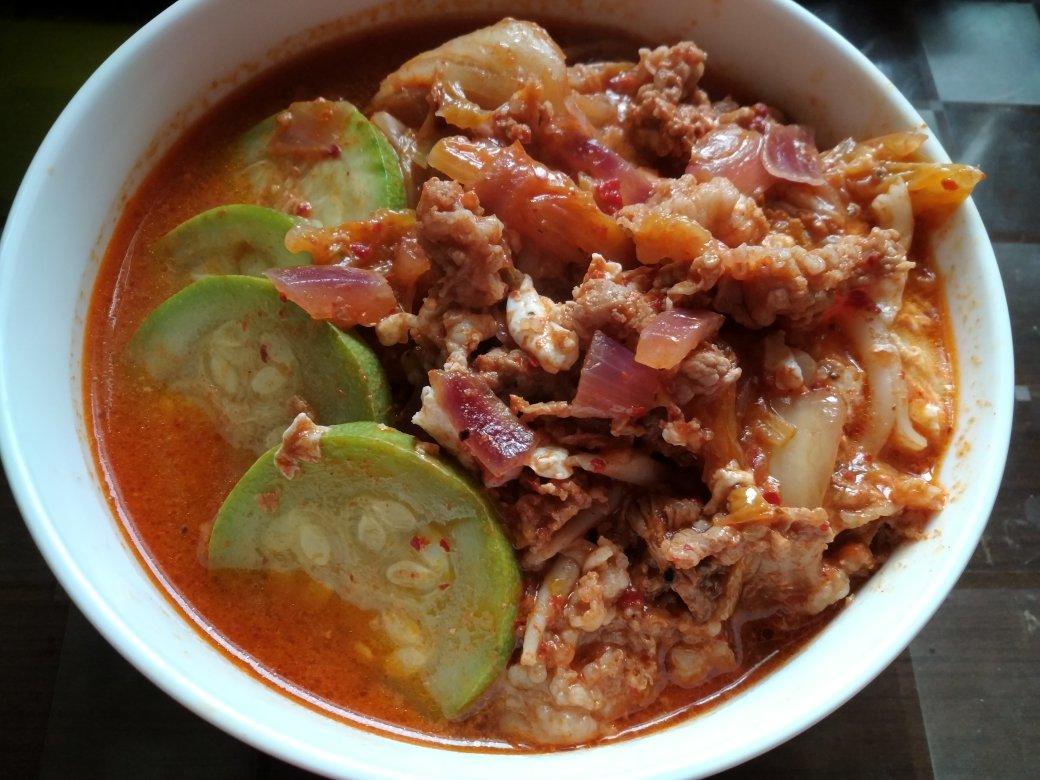 泡菜肥牛乌冬面