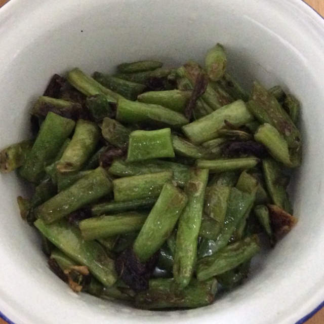 干菜炒四季豆