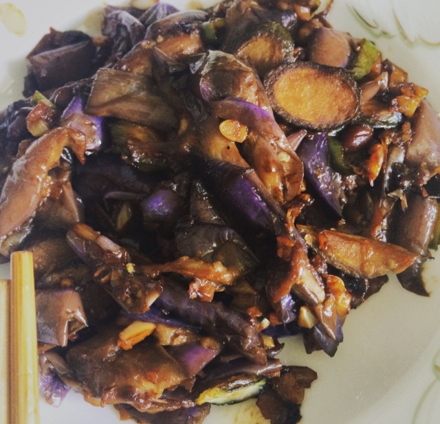 酱爆肉末茄子