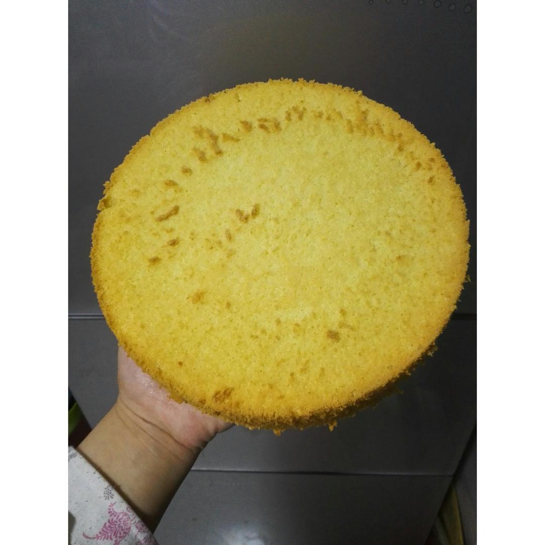 超好记八寸戚风蛋糕（后蛋法）