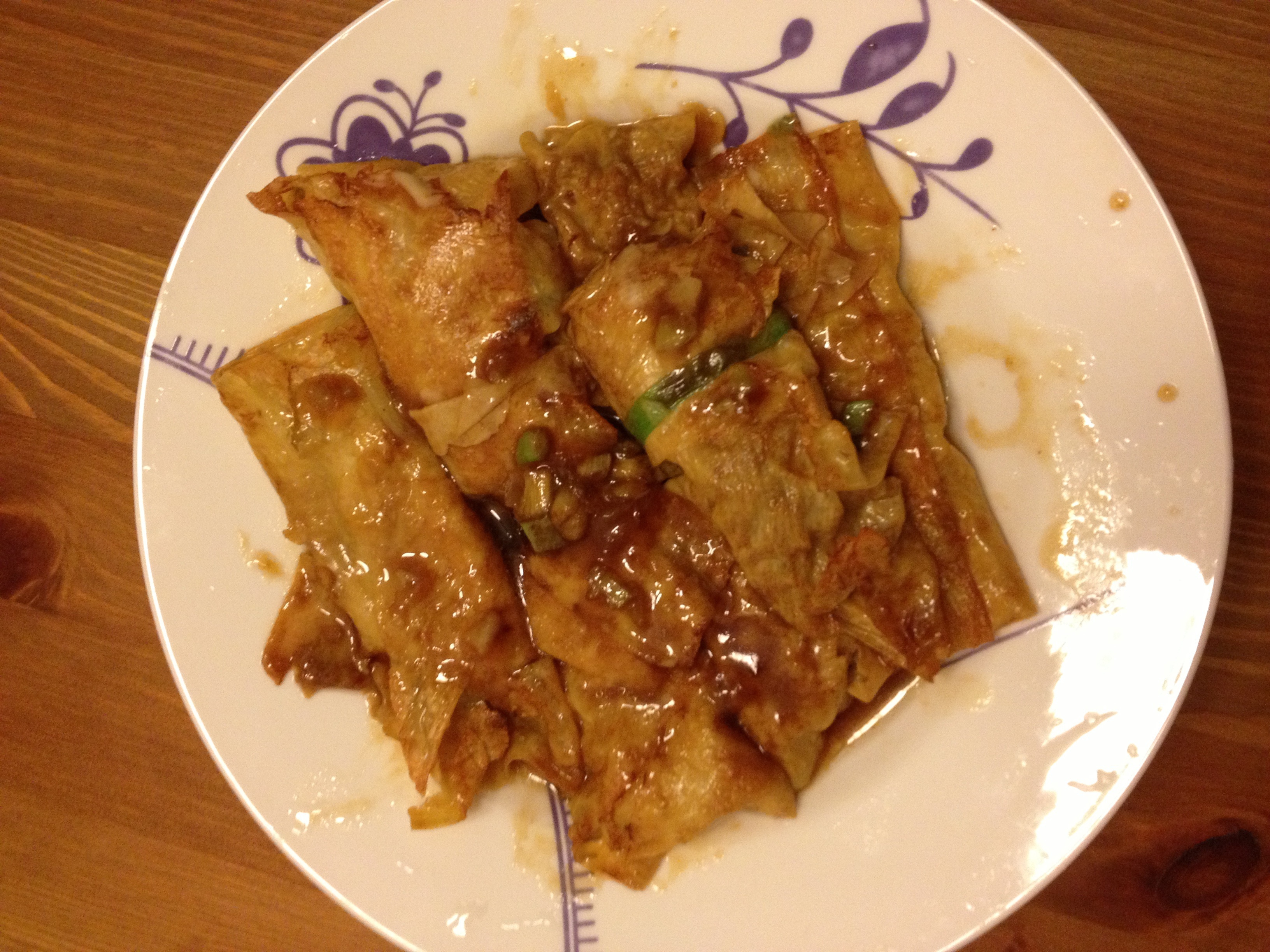 红烧豆腐皮肉卷