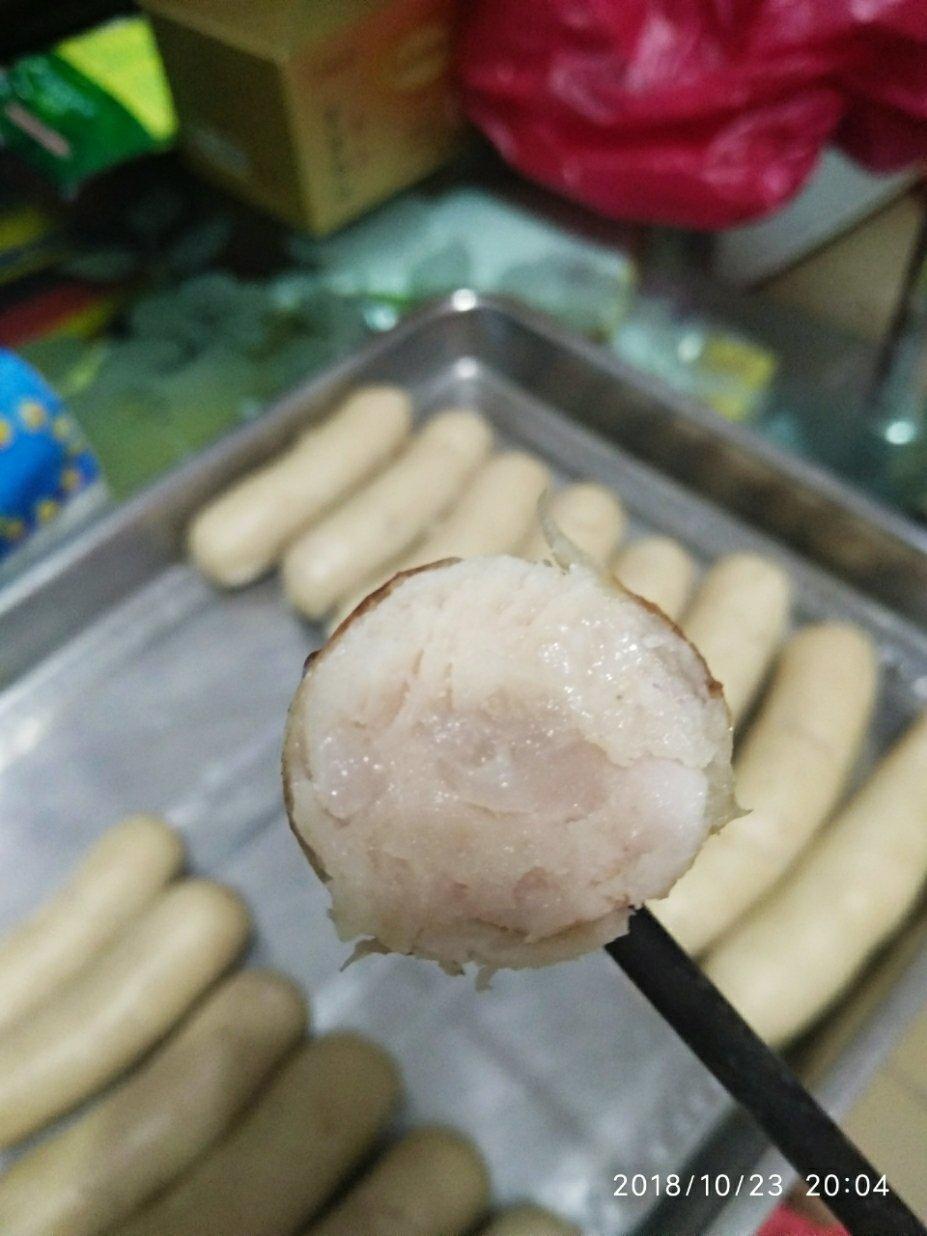 自制黑椒风味脆皮肠--多图详解手工灌肠