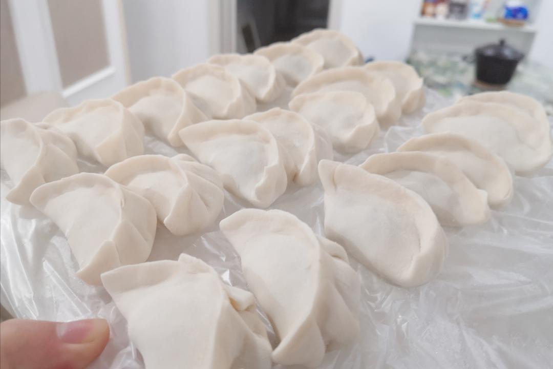韭菜饺子（皮+馅用量mark）