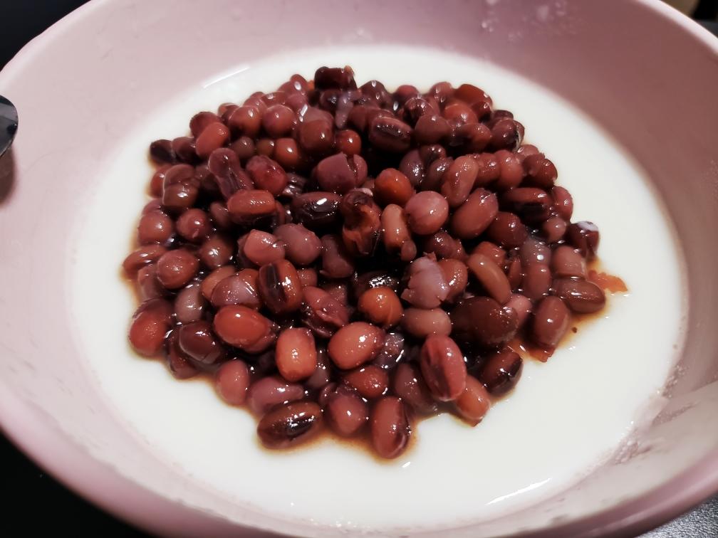 红豆双皮奶