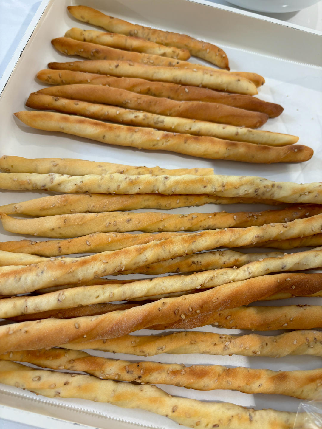 香甜芝麻面包棒~超级简单快手