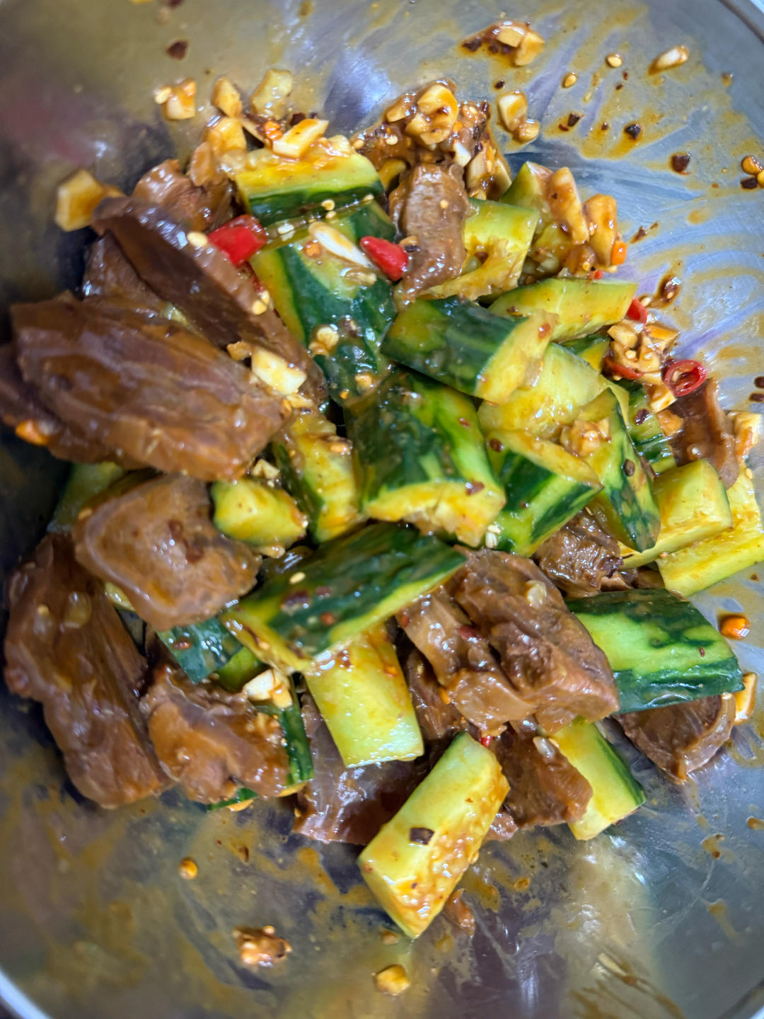 凉拌牛肉超级下饭的做法