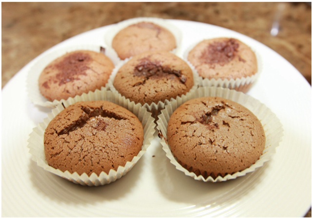 莫尼卡美食厨房：爆浆巧克力蛋糕