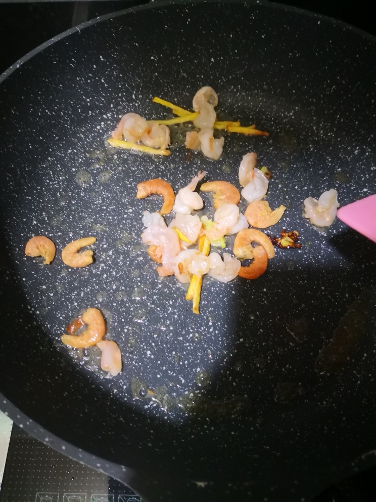 海米烧油菜的做法 步骤6