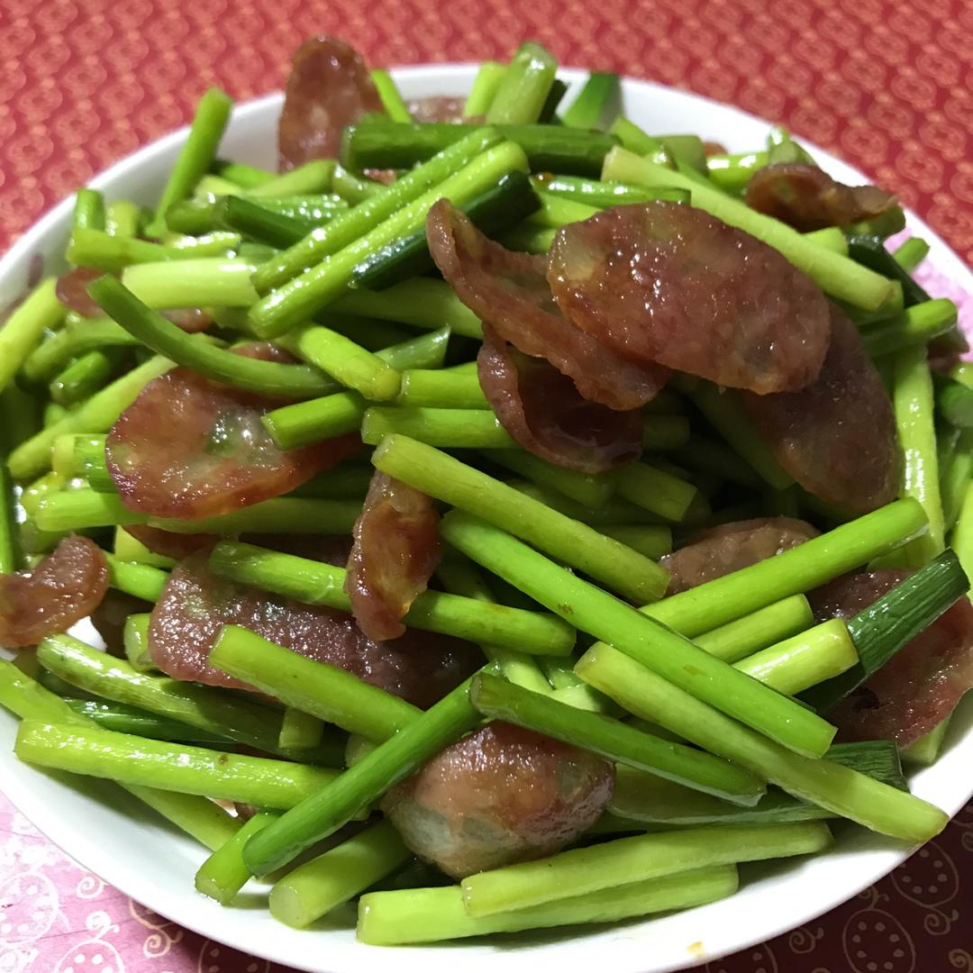 蒜苔炒肉