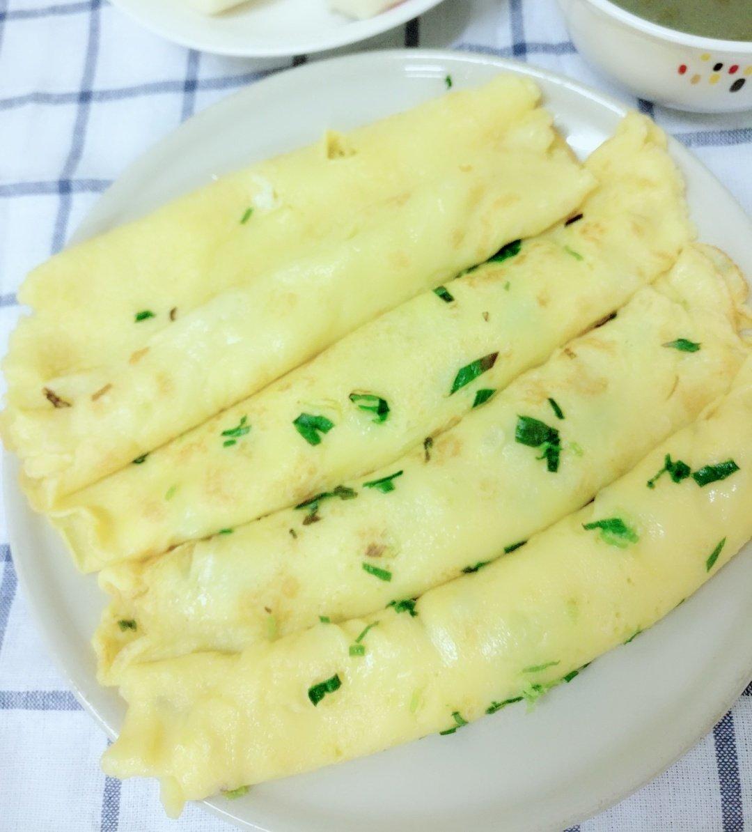 葱花蛋饼（快手营养早餐）