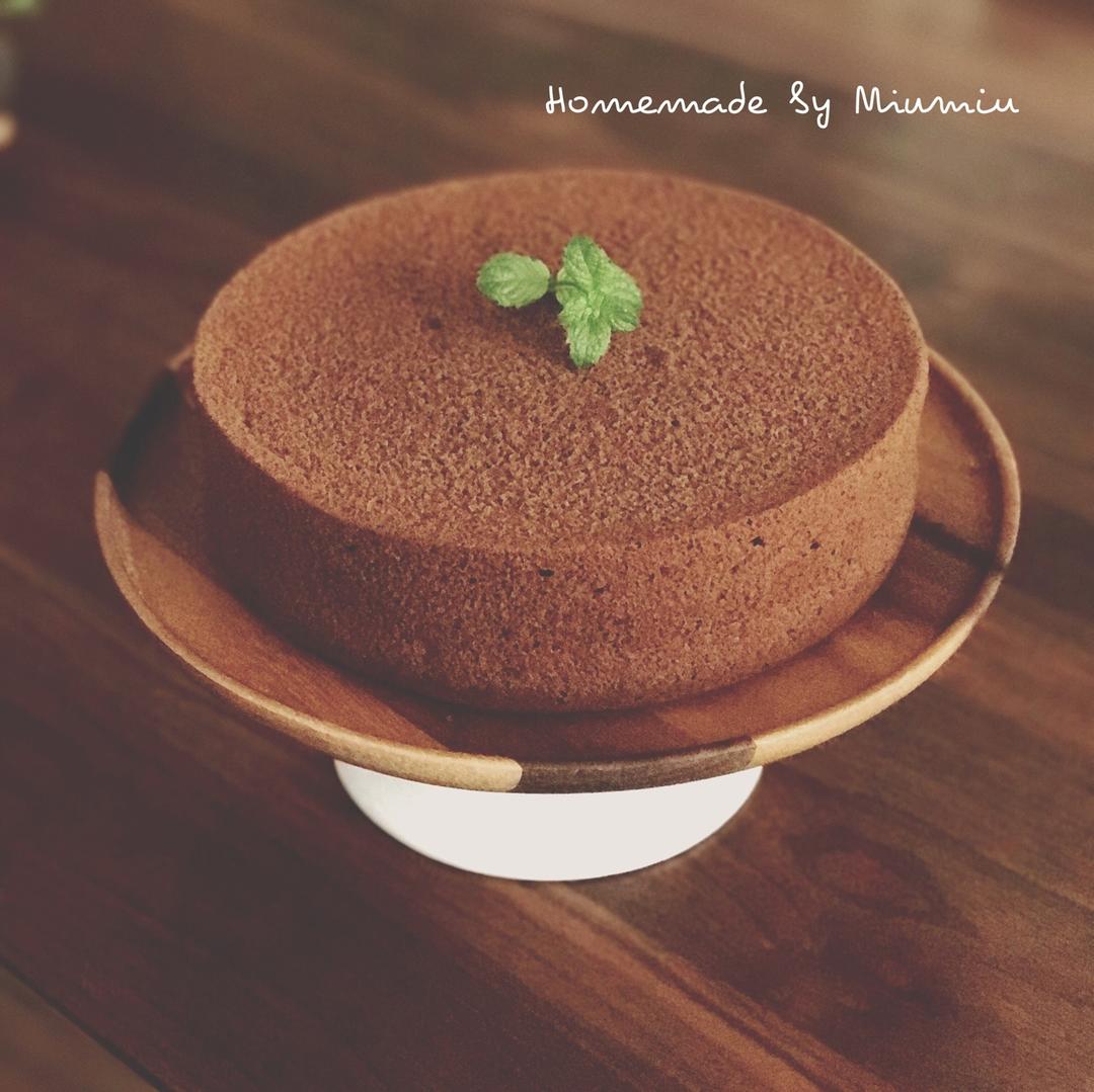 不消泡的巧克力戚风