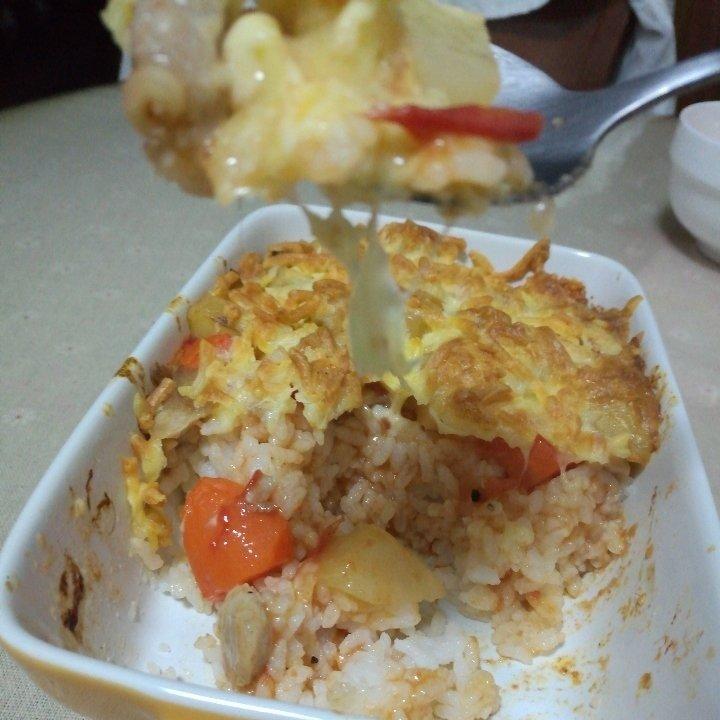 番茄鸡肉浓情焗饭【两人份】