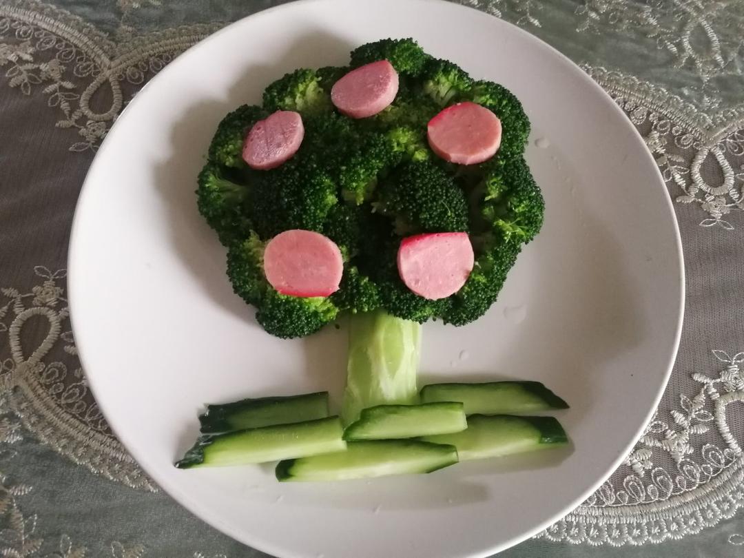 年夜菜之吉祥发财树（辣汁西兰花）