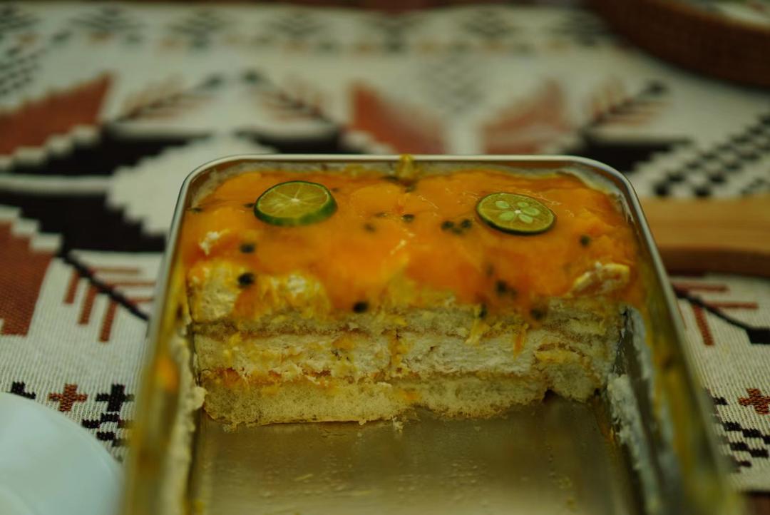 芒果百香果提拉米苏的做法