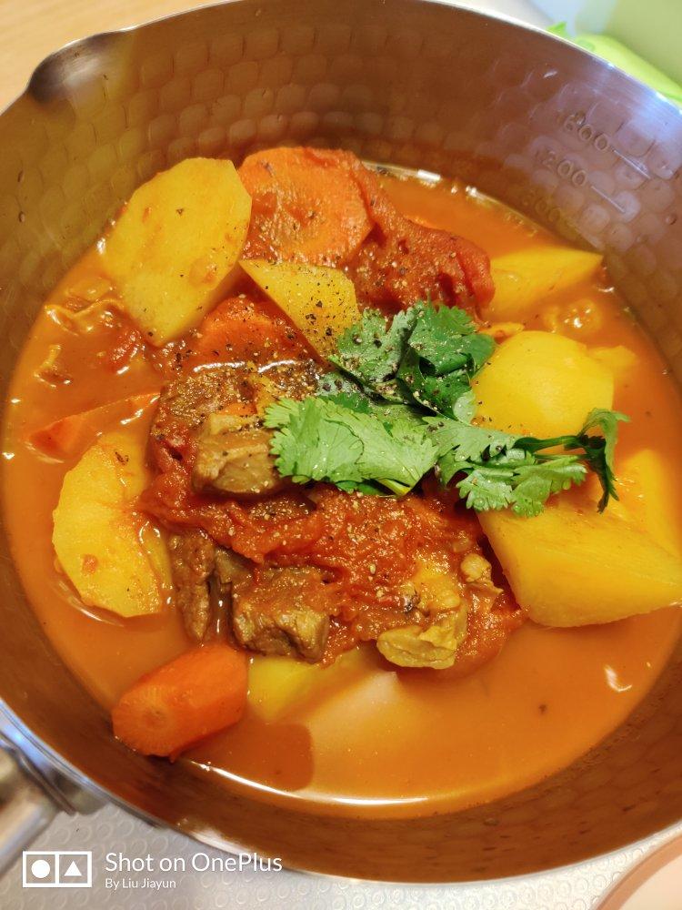 番茄土豆炖牛腩