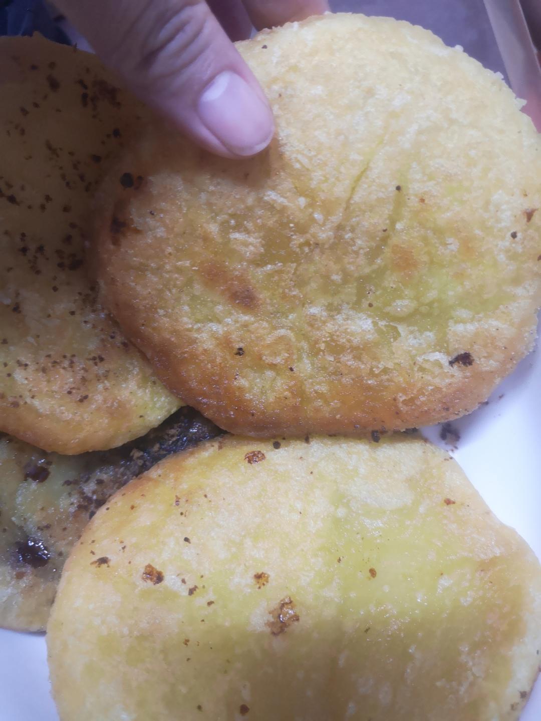 菜鸟也会的糯米粉煎饼