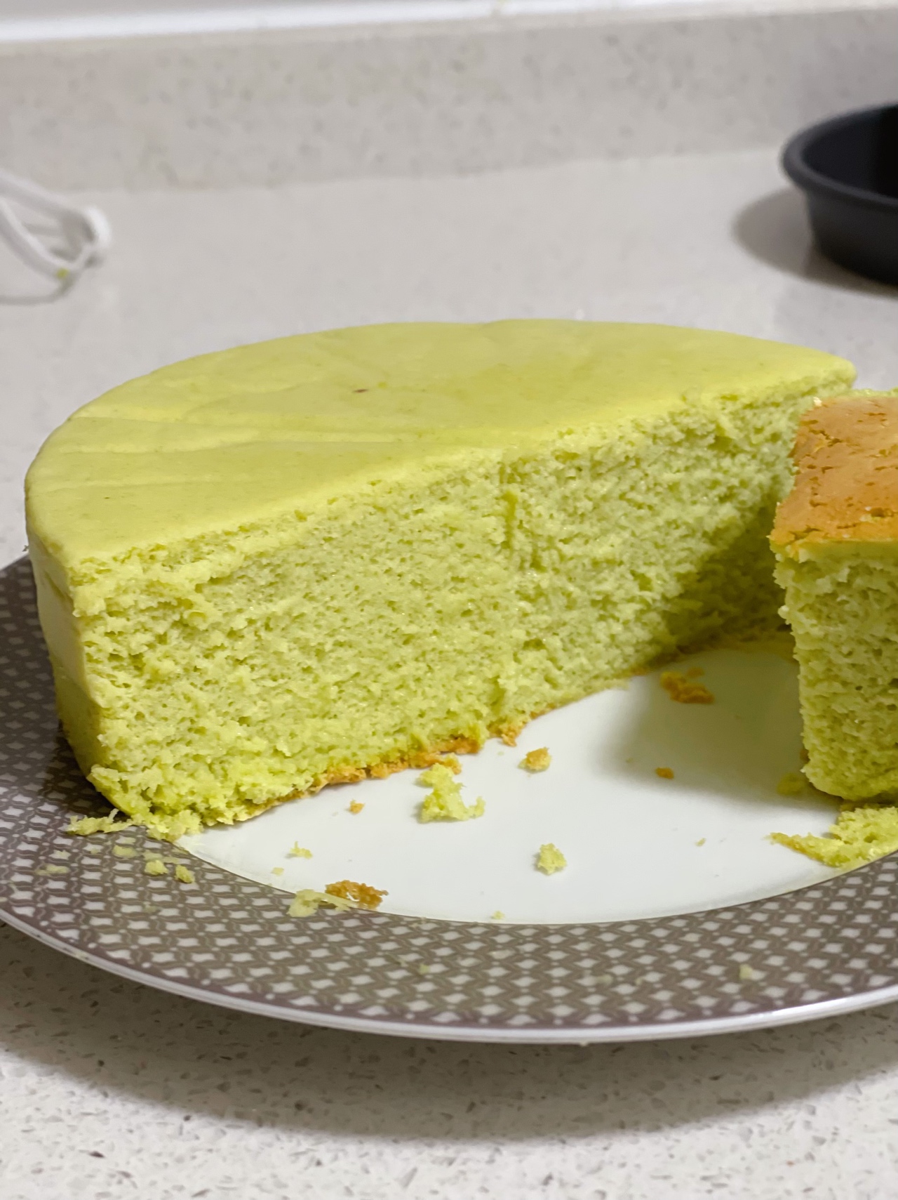 斑斓椰香轻乳酪蛋糕的做法