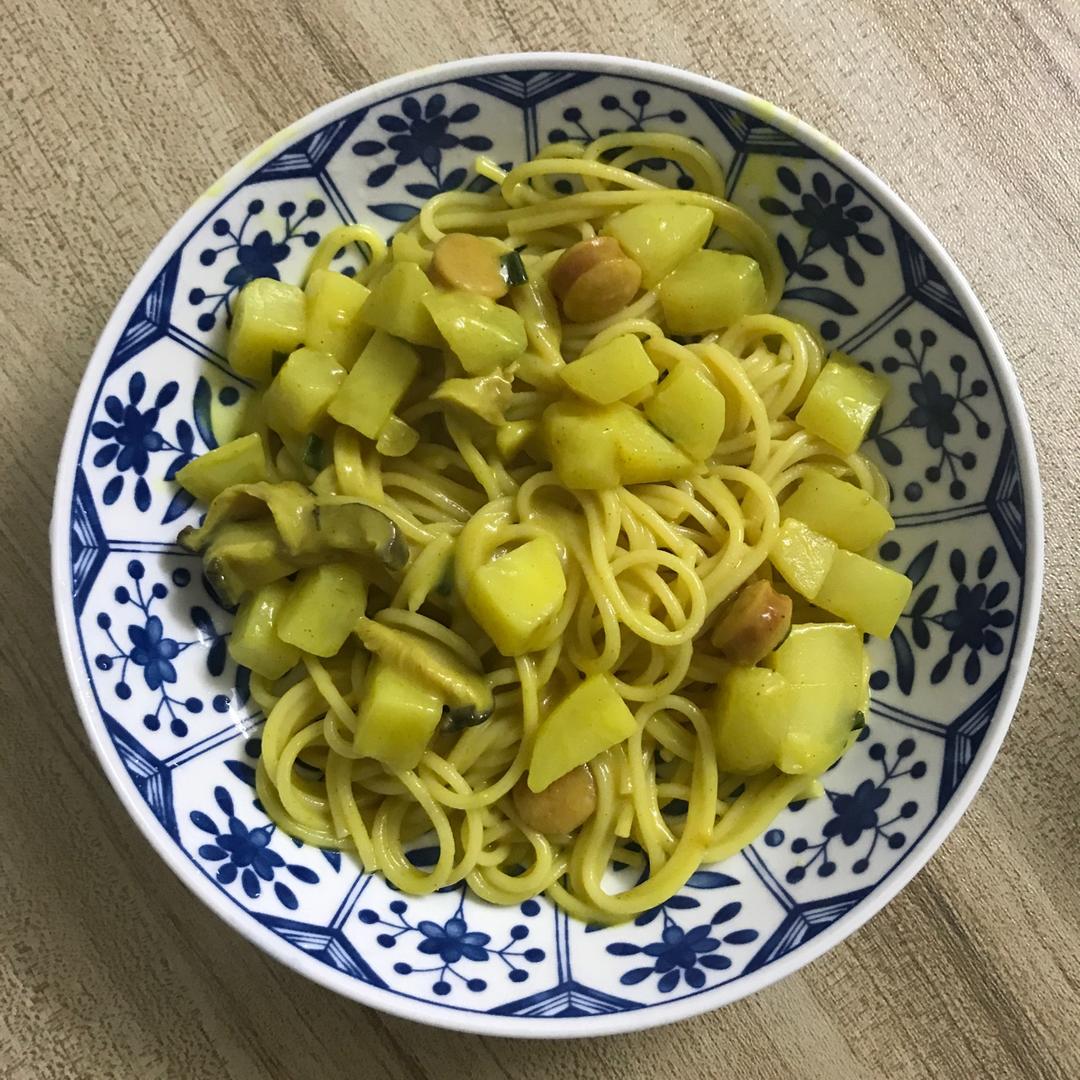 咖喱意大利面