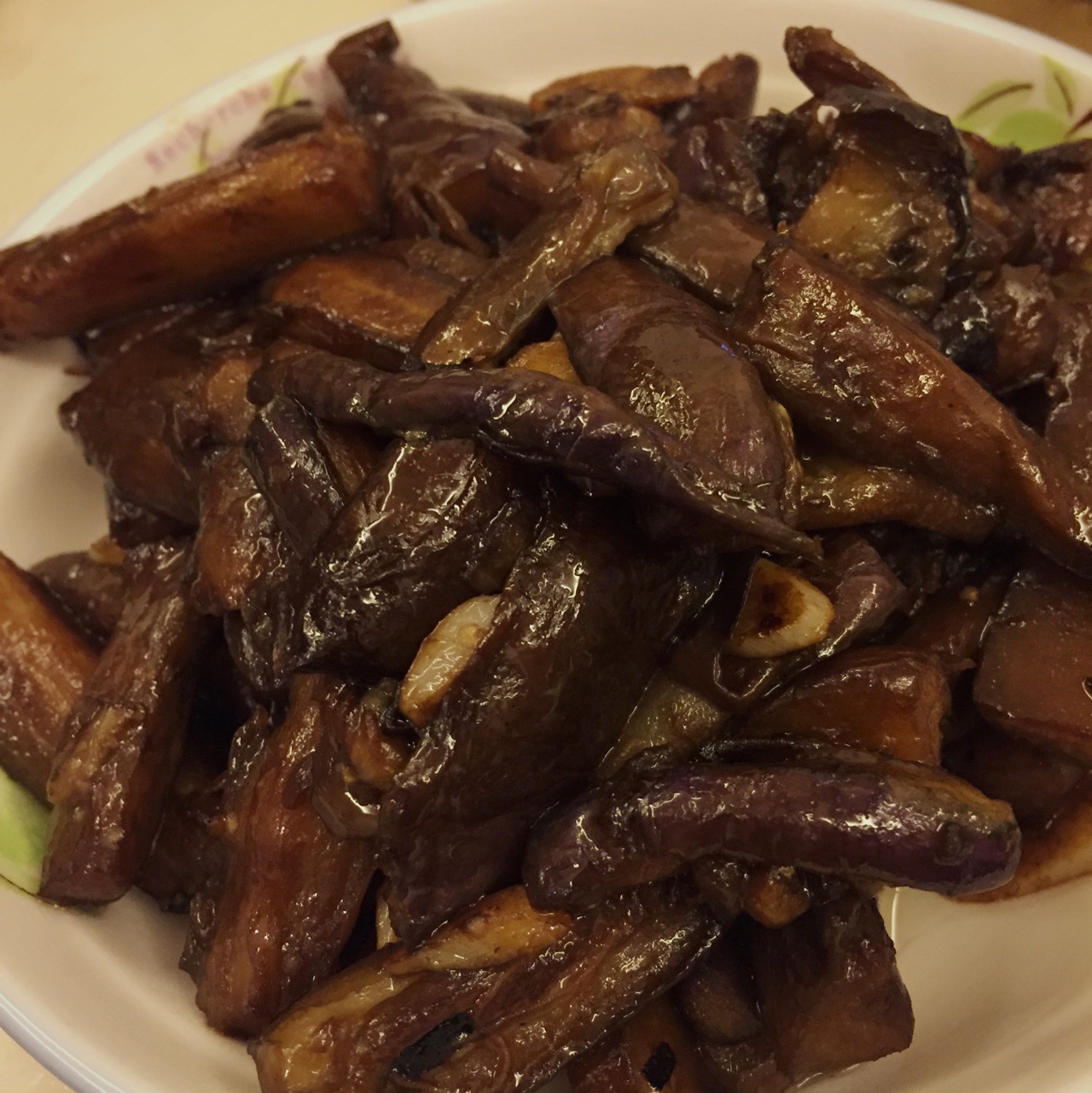 老丁的私房菜-油焖茄子