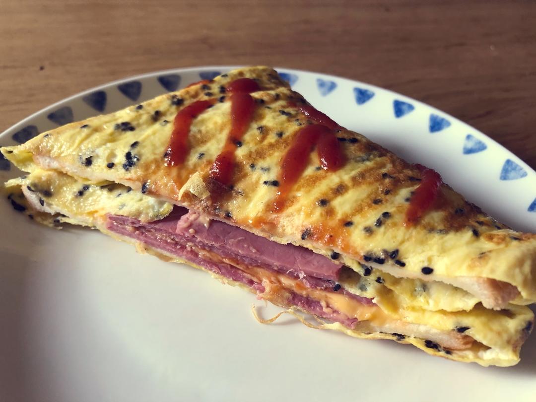 煎饼果子三明治