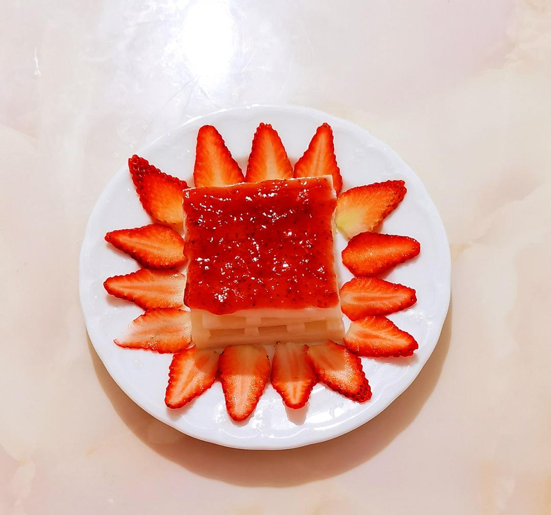 草莓摆盘