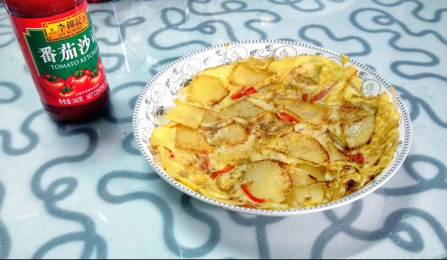 西班牙土豆煎蛋饼