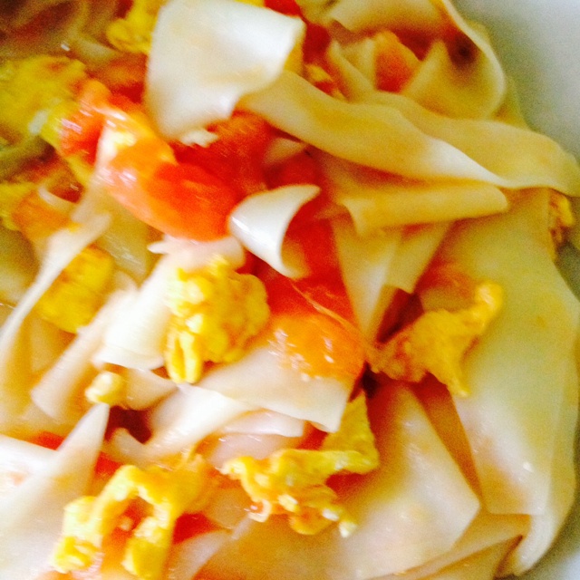 西红柿鸡蛋面片