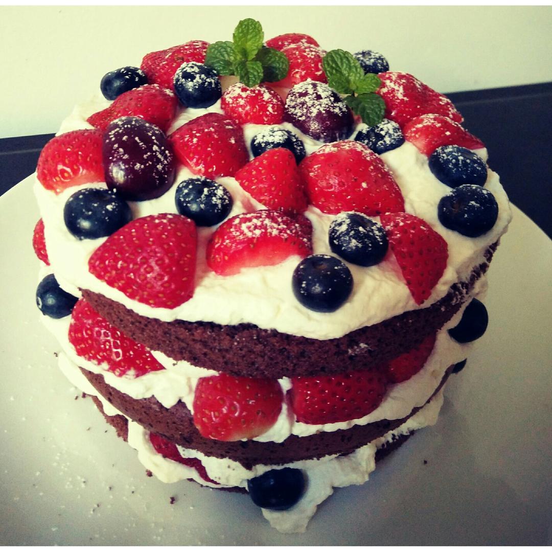 圣诞呆萌裸蛋糕