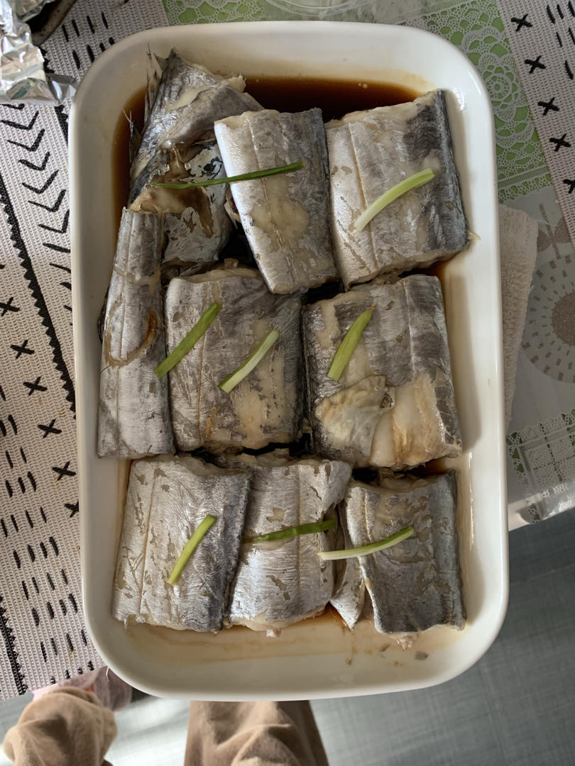 鲜嫩无比的清蒸带鱼