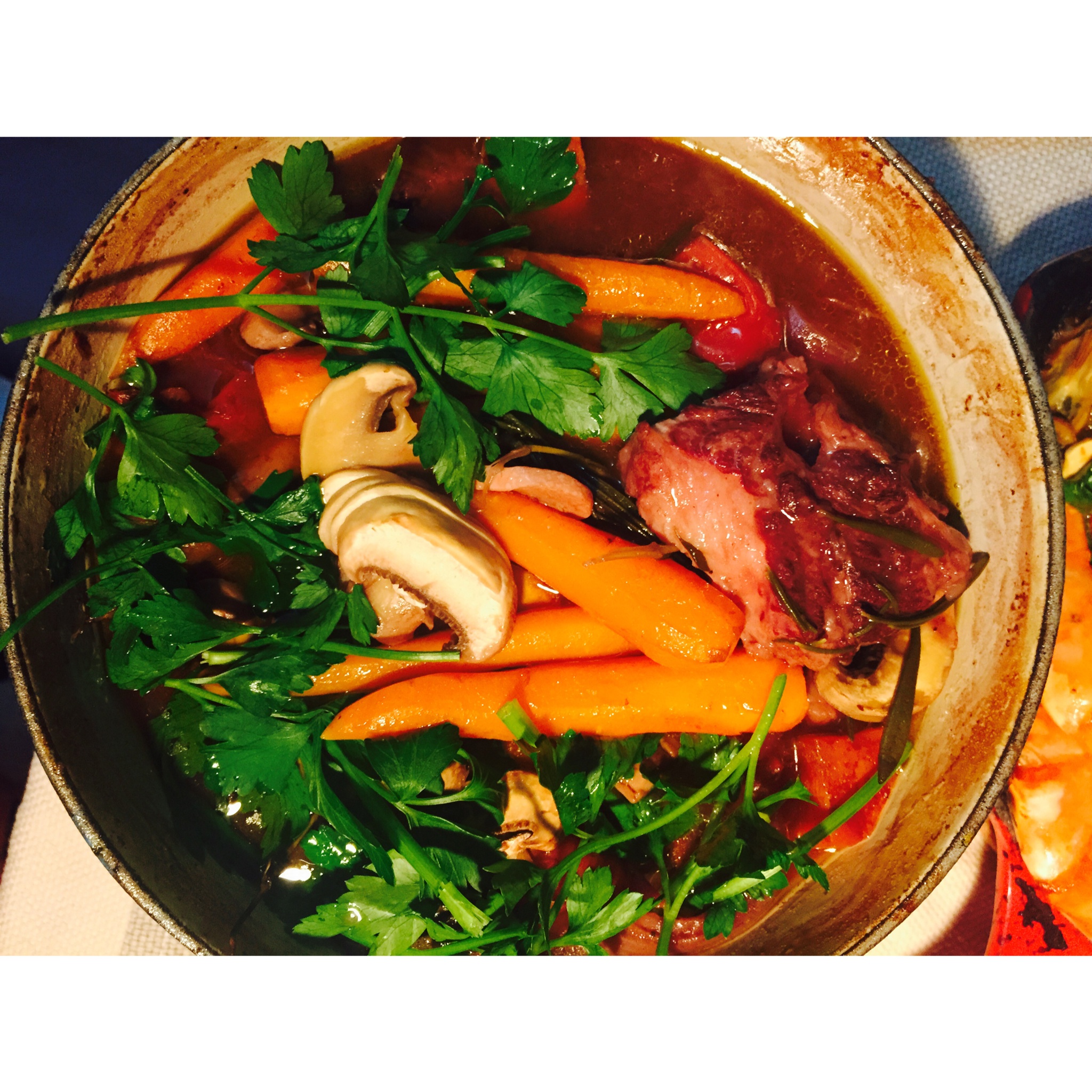 红酒焖牛肉