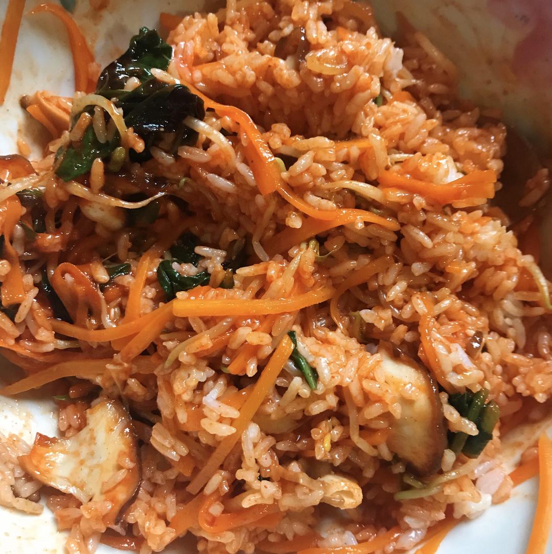 韩式拌饭的做法