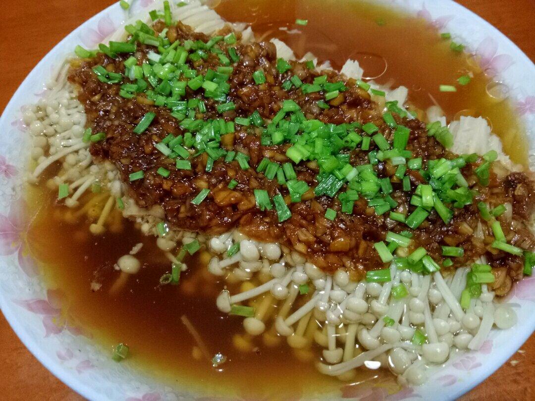 蒜蓉蒸金针菇