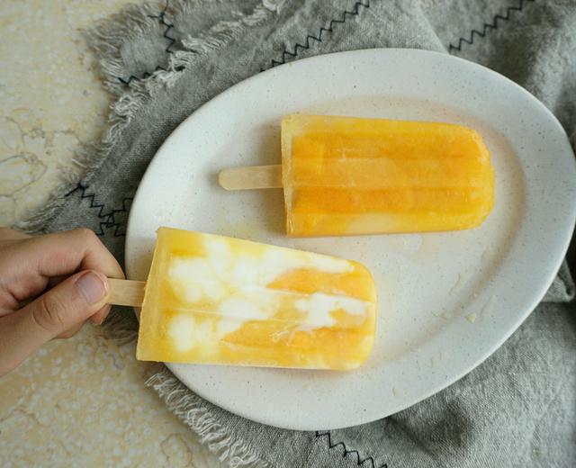 芒果橙汁冰棍（带果肉）的做法
