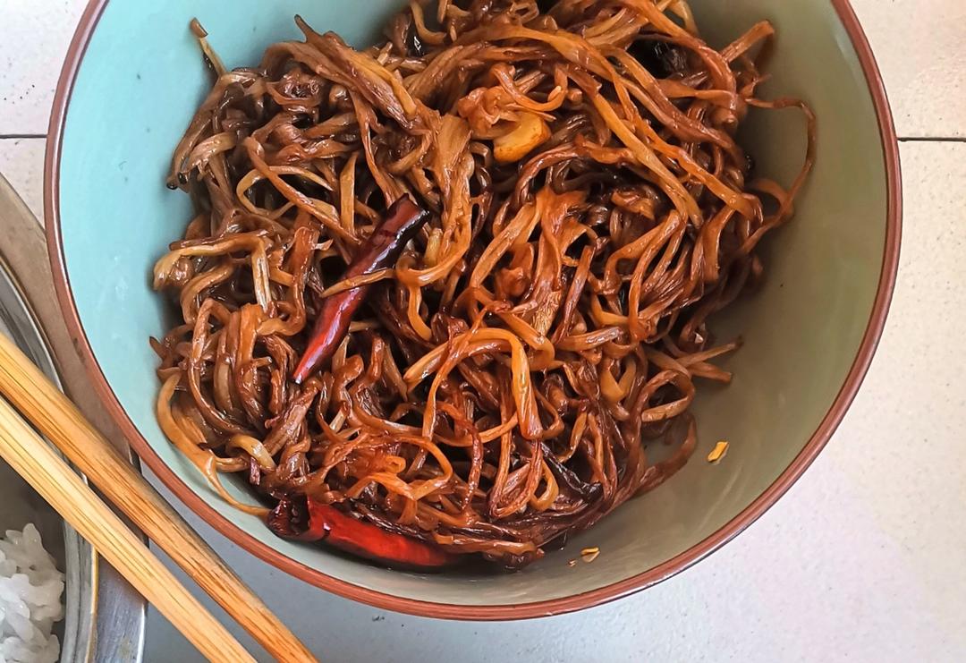 越嚼越香‼️比肉还要好吃👉干煸孜然杏鲍菇