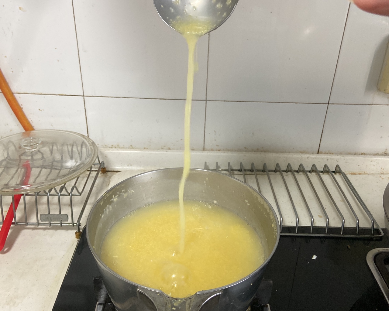 玉米渣粥的做法