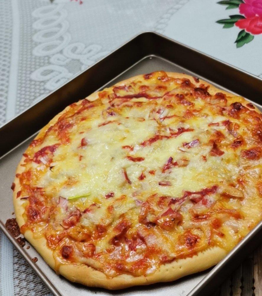 自制厚底披萨面饼