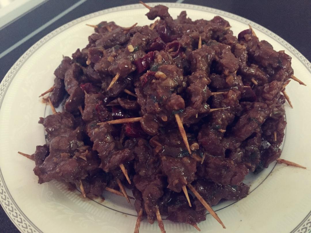 牙签牛肉 道地湖南味