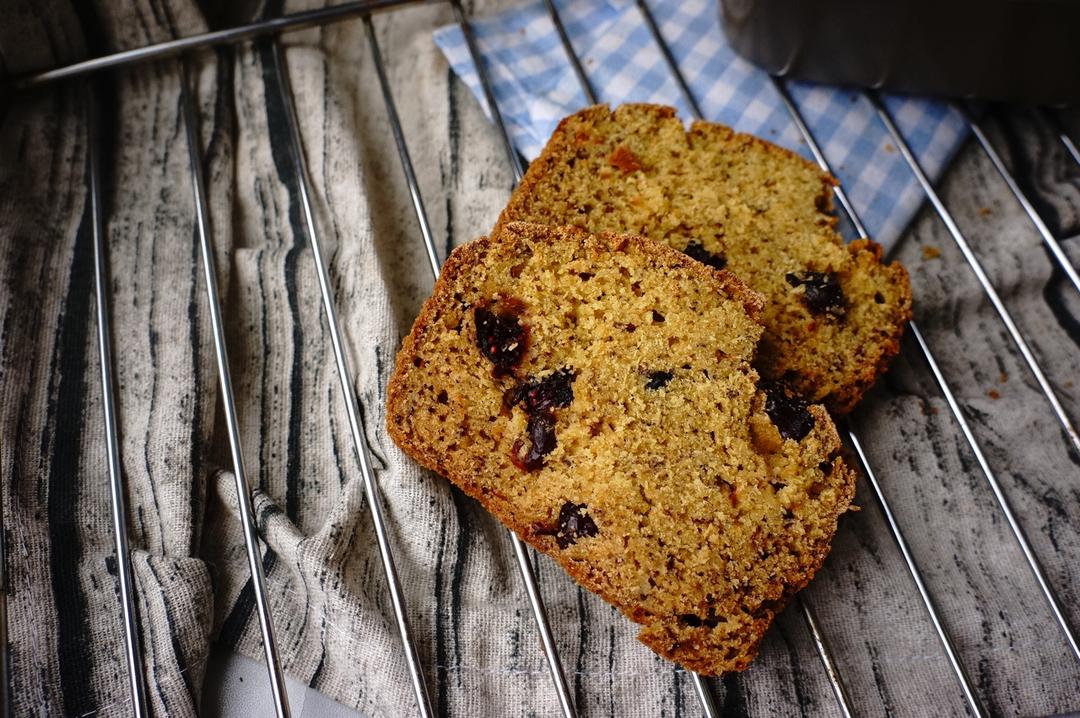 蔓越莓香橙玉米快手面包丨健康·烘焙